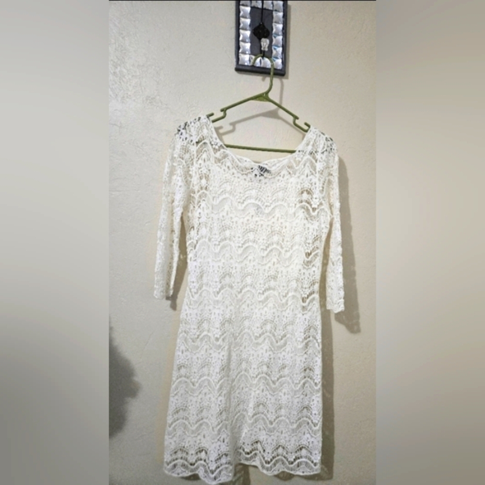 Lauren crocheted design STUNNING dress